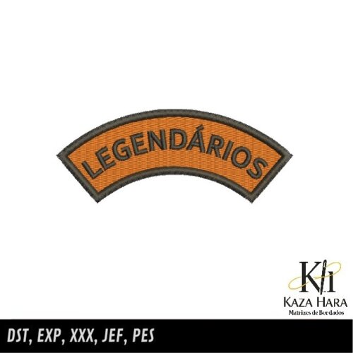 Matrizes Bordados Tarjeta Legendários