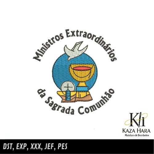 Matriz Bordado Ministros Extraordinários da Comunhão