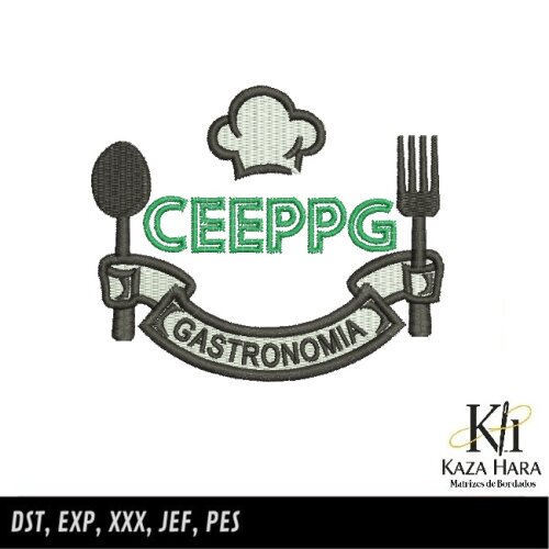 Matriz Bordado CEEPPG Gastronomia