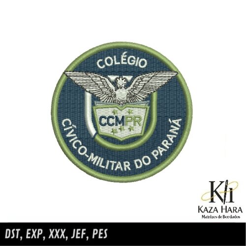 Matriz Bordado Colégio Cívico Militar do Paraná