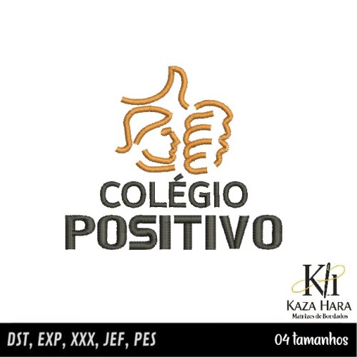 Matriz Bordado Colégio Positivo