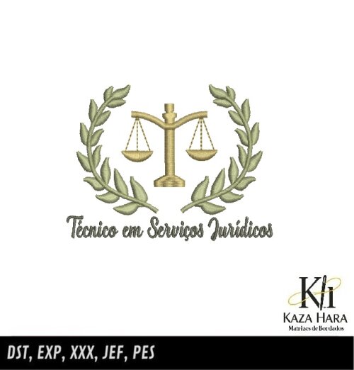 Matriz Bordado Técnico em Serviços Jurídicos 002