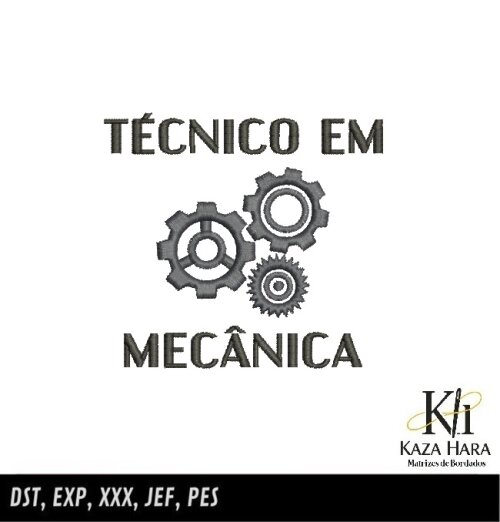 Matriz Bordado Técnico em Mecânica 001