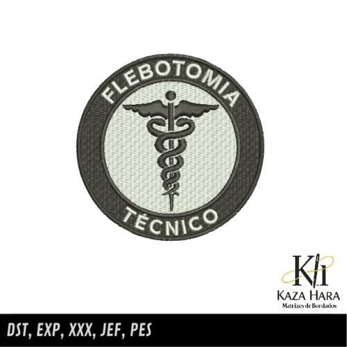 Matriz Bordado Técnico em Flebotomia