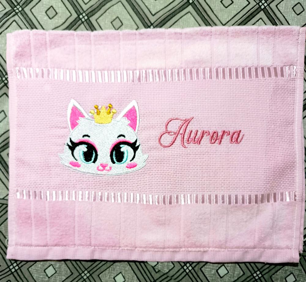 Toalhinha Lavabo Personalizada 30x45cm Puket