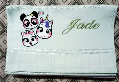 Toalhinha Lavabo Personalizada 30x45cm Puket