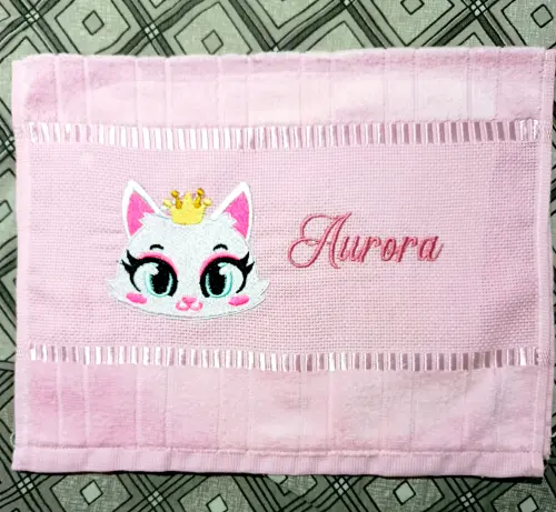 Toalhinha Lavabo Personalizada 30x45cm Puket