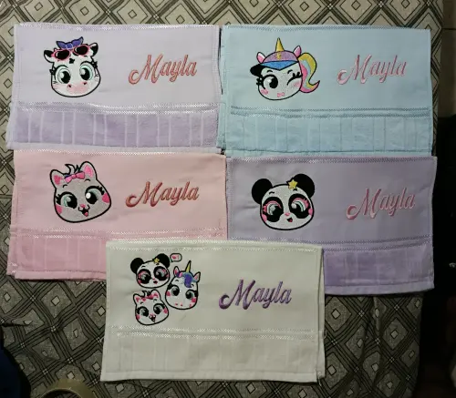 Toalhinha Lavabo Personalizada 30x45cm Puket