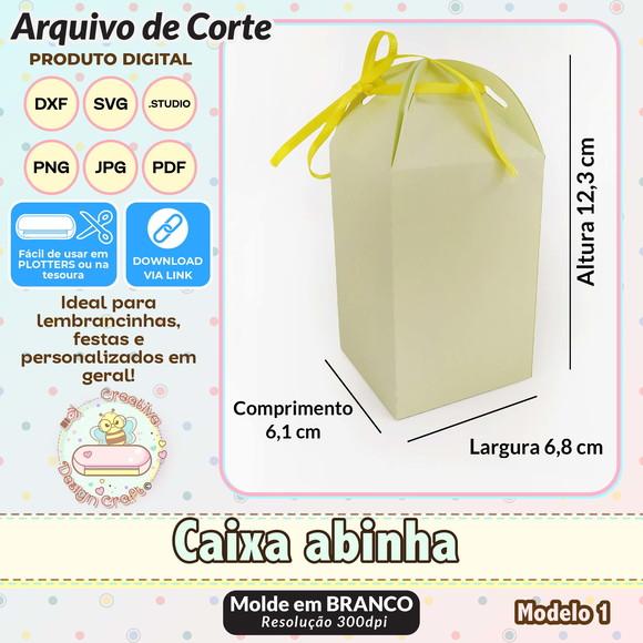 Arquivo de Corte Silhouette Caixa Abinha MODELO 1