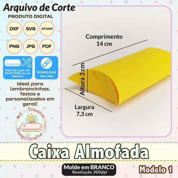 Arquivo de Corte Silhouette Caixa Almofada