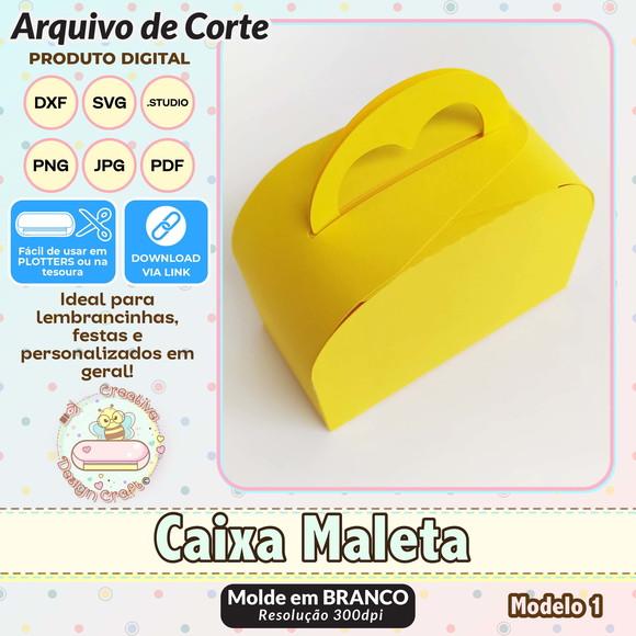 Arquivo de Corte Silhouette Caixa Maleta