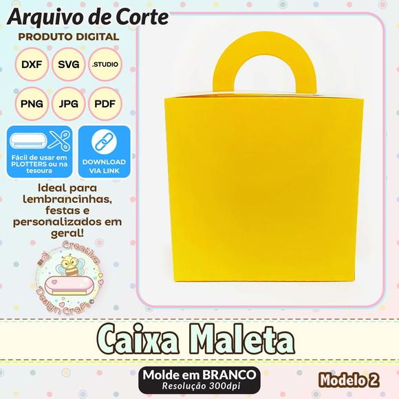 Arquivo de Corte Silhouette Caixa Maleta Modelo 2