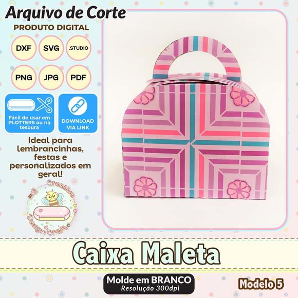 Arquivo de Corte Silhouette Caixa Maleta Modelo 5