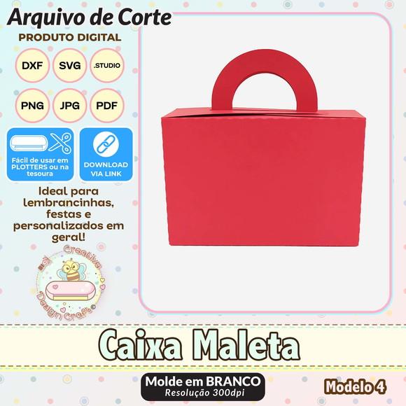 Arquivo de Corte Silhouette Caixa Maleta Modelo 4
