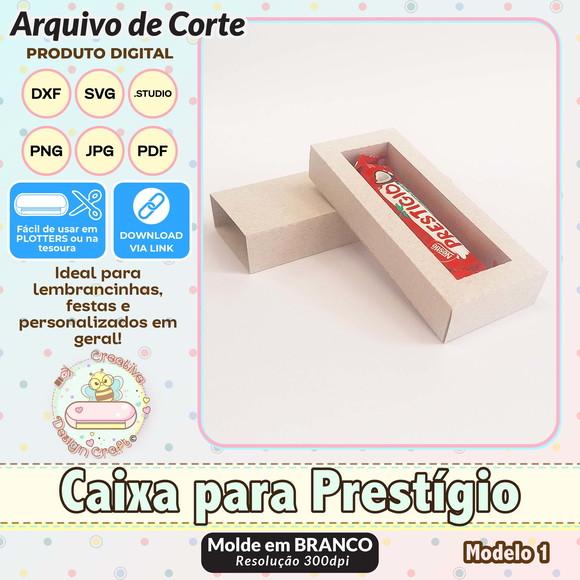 Arquivo de Corte Silhouette Caixa para Prestigio Modelo 1