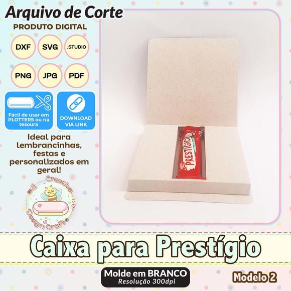 Arquivo de Corte Silhouette Caixa para Prestigio Modelo 2