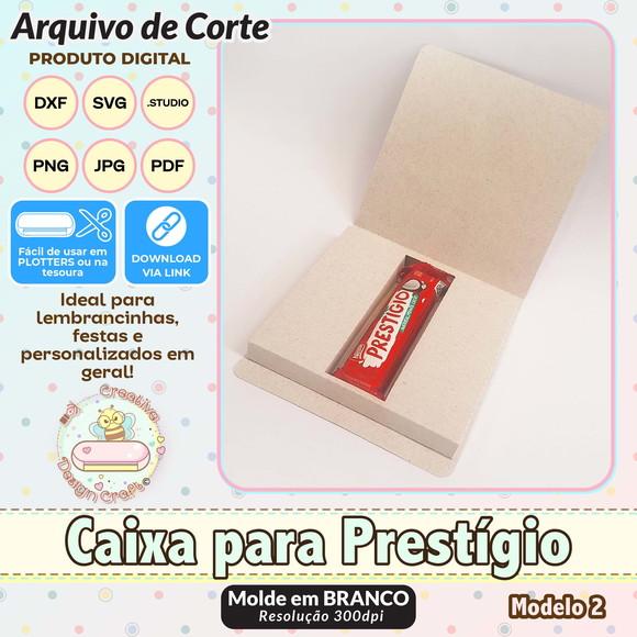 Arquivo de Corte Silhouette Caixa para Prestigio Modelo 2
