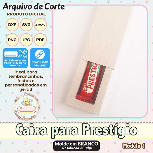 Arquivo de Corte Silhouette Caixa para Prestigio Modelo 1