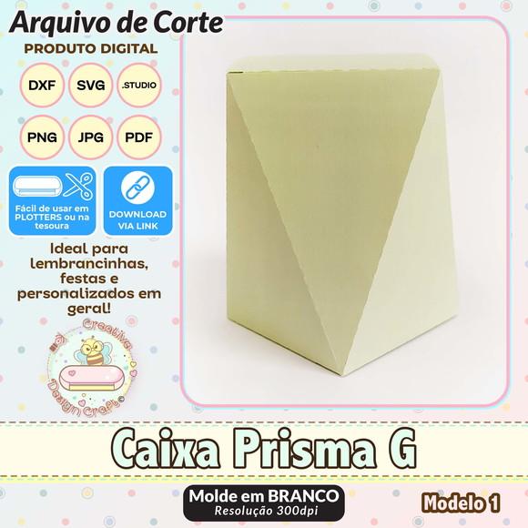 Arquivo de Corte Silhouette Caixa Prisma Grande Modelo 1