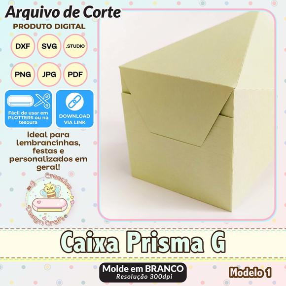 Arquivo de Corte Silhouette Caixa Prisma Grande Modelo 1