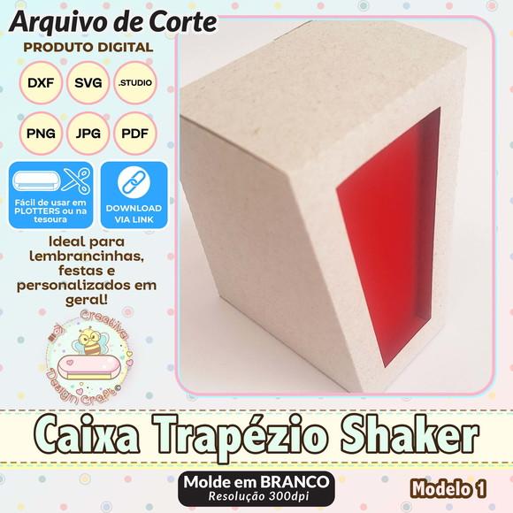 Arquivo de Corte Silhouette Caixa Trapézio