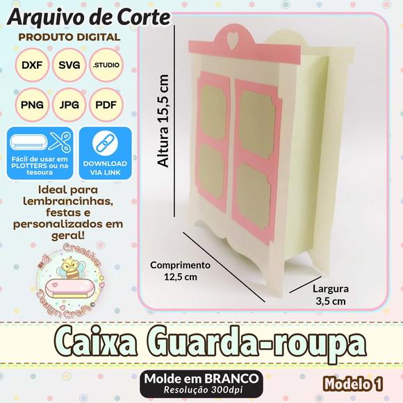 Arquivo de Corte Silhouette Guarda Roupa