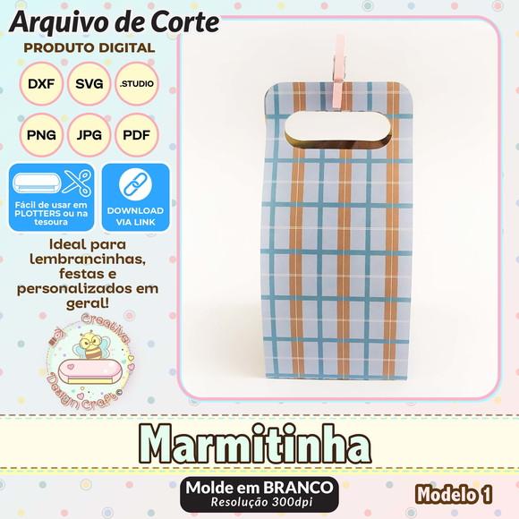 Arquivo de Corte Silhouette Marmitinha Modelo 1