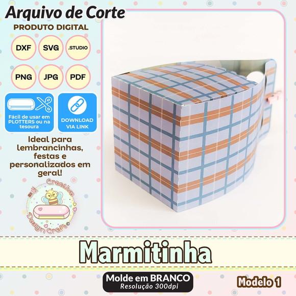 Arquivo de Corte Silhouette Marmitinha Modelo 1