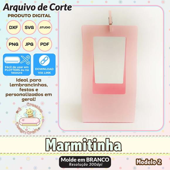 Arquivo de Corte Silhouette Marmitinha Modelo 2