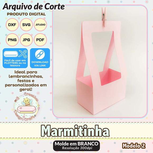 Arquivo de Corte Silhouette Marmitinha Modelo 2