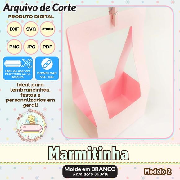 Arquivo de Corte Silhouette Marmitinha Modelo 2