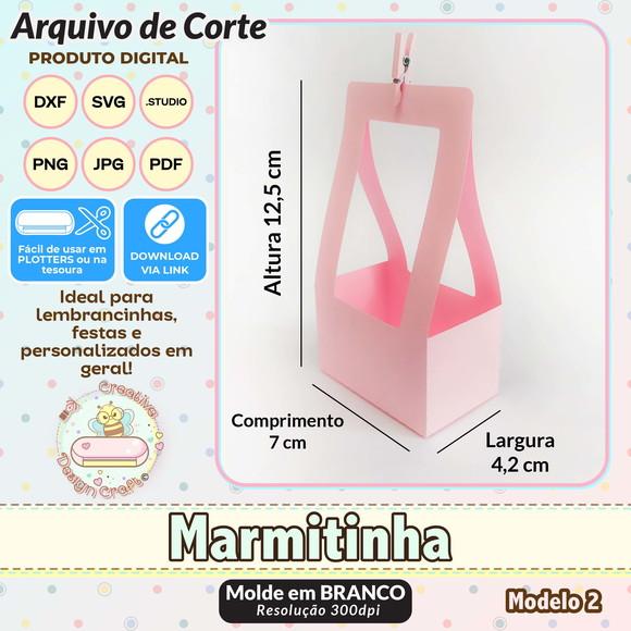 Arquivo de Corte Silhouette Marmitinha Modelo 2