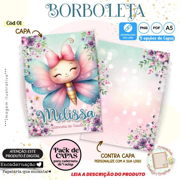 Arquivo Digital Capas Caderneta de Saúde Borboleta - 1