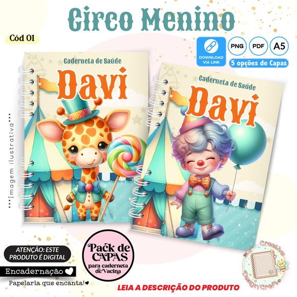 Arquivo Digital Capas Caderneta de Saúde Circo Menino - 1