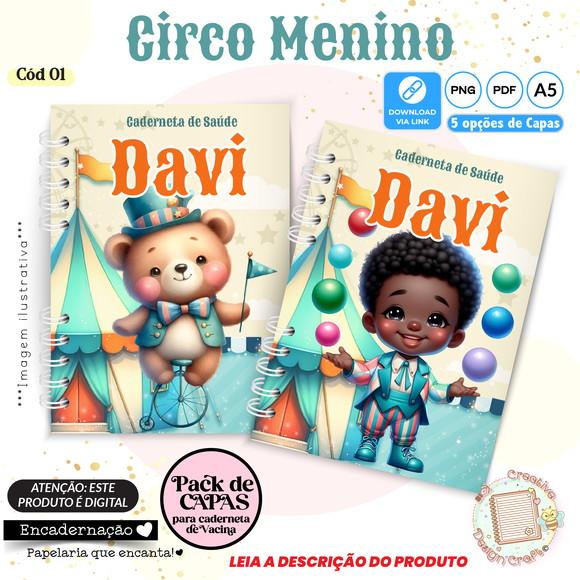 Arquivo Digital Capas Caderneta de Saúde Circo Menino - 1