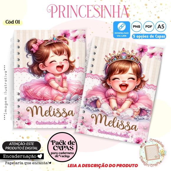Arquivo Digital Capas Caderneta de Saúde Princesa - 1