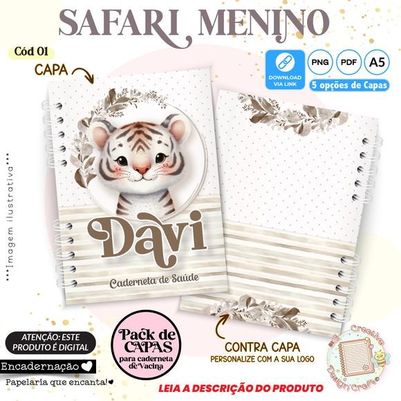 Arquivo Digital Capas Caderneta de Saúde Safari Menino - 1