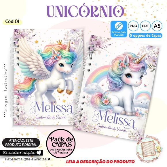 Arquivo Digital Capas Caderneta de Saúde Unicórnio - 1