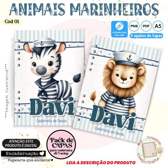 Arquivo Digital Capas Caderneta Saúde Animais Marinheiros 1
