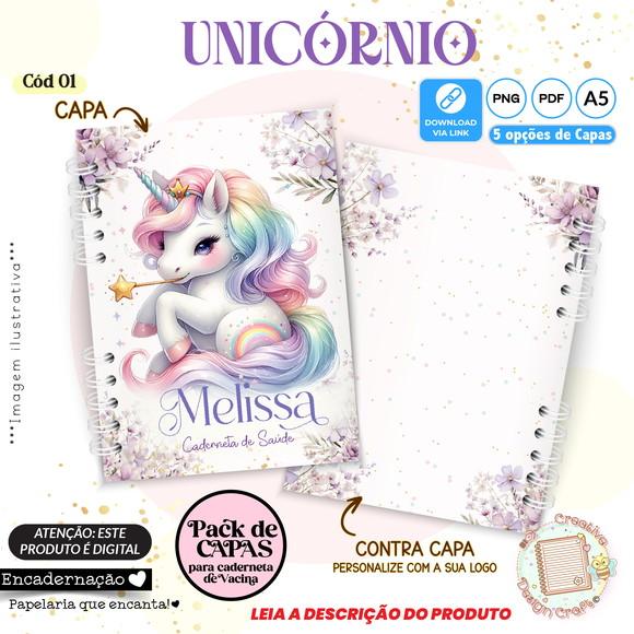 Arquivo Digital Capas Caderneta de Saúde Unicórnio - 1