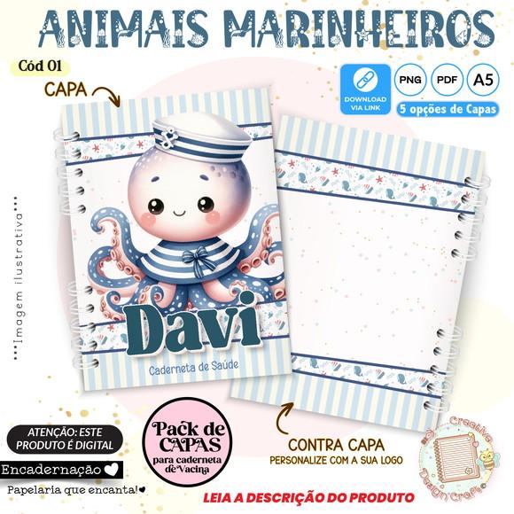 Arquivo Digital Capas Caderneta Saúde Animais Marinheiros 1