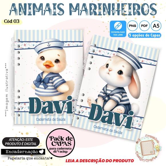 Arquivo Digital Capas Caderneta Saúde Animais Marinheiros 3