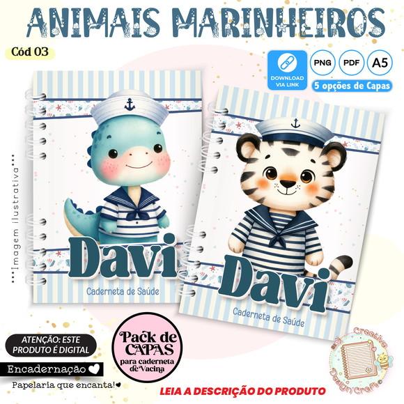 Arquivo Digital Capas Caderneta Saúde Animais Marinheiros 3