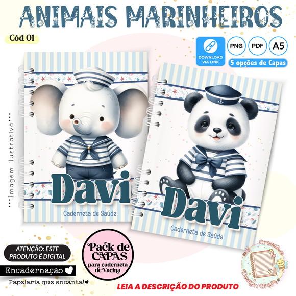 Arquivo Digital Capas Caderneta Saúde Animais Marinheiros 1
