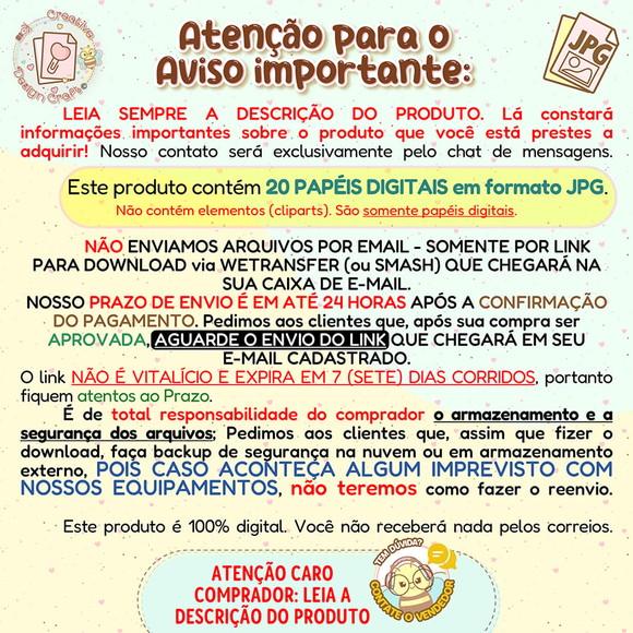 Papéis Digitais Luxo Kit 1