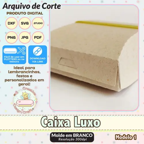 Arquivo de Corte Silhouette Caixa Luxo