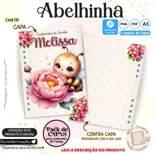 Arquivo Digital Capas Caderneta de Saúde Abelha - 1