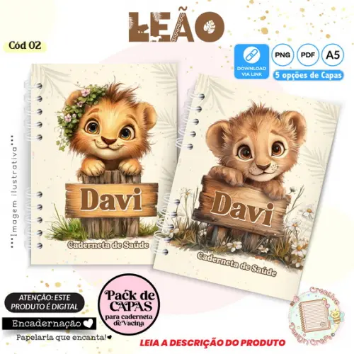 Arquivo Digital Capas Caderneta de Saúde Leão - 2