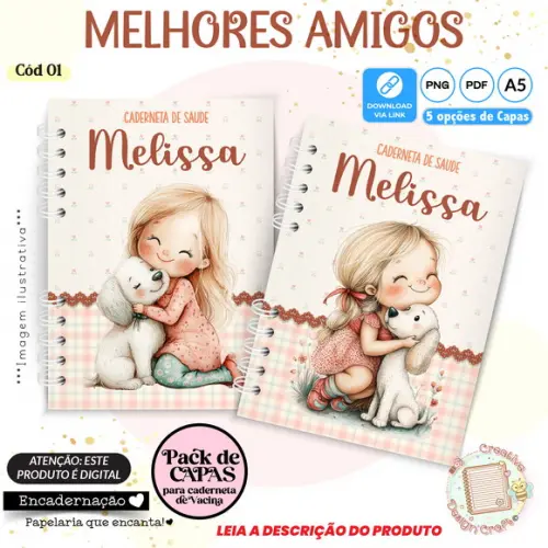 Arquivo Digital Capas Caderneta de Saúde Melhores Amigos - 1