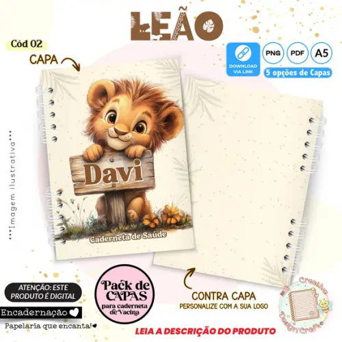 Arquivo Digital Capas Caderneta de Saúde Leão - 2